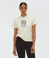Josh V Jv Dorie Monogram Jv-5000-0006 T-shirt Korte Mouw 033 Off White