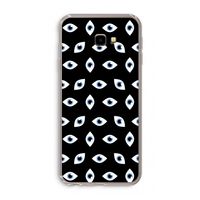 Eyes pattern: Samsung Galaxy J4 Plus Transparant Hoesje Eyes pattern: Samsung Galaxy J4 Plus Transparant Hoesje