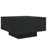 vidaXL Salontafel 55x55x31 cm bewerkt hout zwart - thumbnail