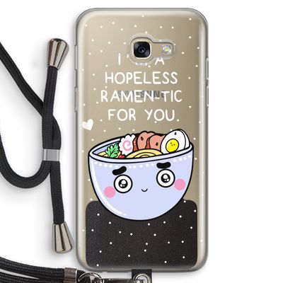 I'm A Hopeless Ramen-Tic For You: Samsung Galaxy A5 (2017) Transparant Hoesje met koord