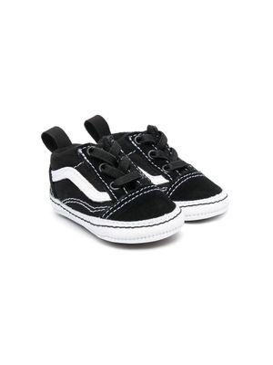 Vans Kids baskets Old Skool en cuir - Noir