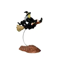 Lemax out-of-control witch halloween figuur Spooky Town 2012 Lemax out-of-control witch halloween figuur Spooky Town 2012