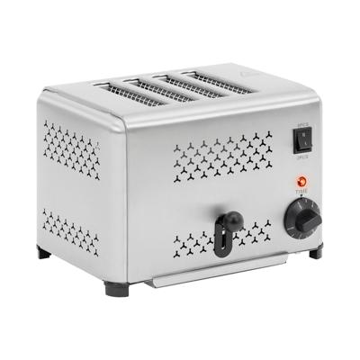 Broodrooster - 1800W - 4 sleuven - Royal Catering