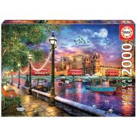 EDUCA - Puzzel - 2000 Londen bij zonsondergang