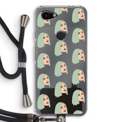 King Kylie: Pixel 3a Transparant Hoesje met koord