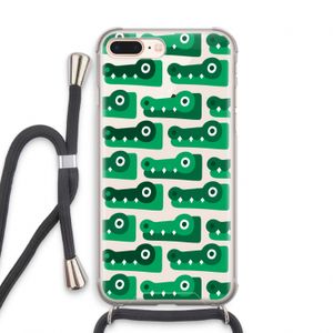 Crocs: iPhone 7 PLUS Transparant Hoesje met koord