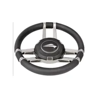 Titan Marine Stuurwiel Rvs316 Zwart 35cm Heavy Casted Default