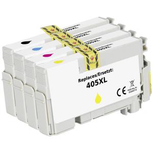 Renkforce Inktcartridge vervangt Epson 405XL, T05H6, T05H1, T05H2, T05H3, T05H4 Compatibel Combipack Zwart, Cyaan, Magenta, Geel RF-5718866