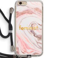 Feminist: iPhone 6 PLUS / 6S PLUS Transparant Hoesje met koord
