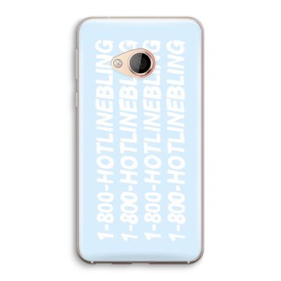 Hotline bling blue: HTC U Play Transparant Hoesje