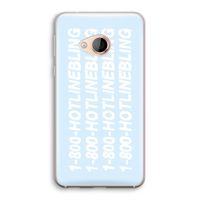 Hotline bling blue: HTC U Play Transparant Hoesje