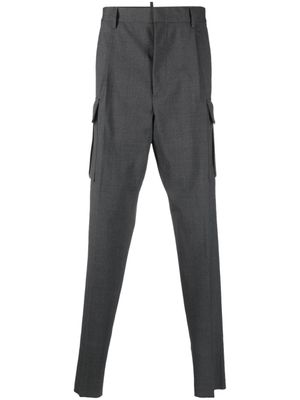 DSQUARED2 pantalon sarouel à poches cargo - Gris