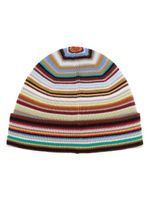 Paul Smith bonnet en maille intarsia - Rouge - thumbnail