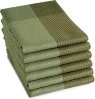 DDDDD Theedoek Blend Olive Green (6 stuks) - thumbnail