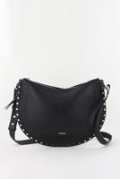 Isabel Marant crossbody Oskan Soft Zip BF0066FA-C4C22M black/silver