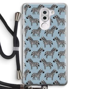 Zebra: Honor 6X Transparant Hoesje met koord