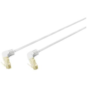 Digitus DK-1644-A-15090 RJ45 Netwerkkabel, patchkabel CAT 6A S/FTP 15.00 m Grijs 90° haaks naar onder, Afgeschermd, Halogeenvrij, Afgeschermd (dubbel) 1 stuk(s)