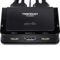 Trendnet TK-220DPI KVM-switch Zwart - thumbnail