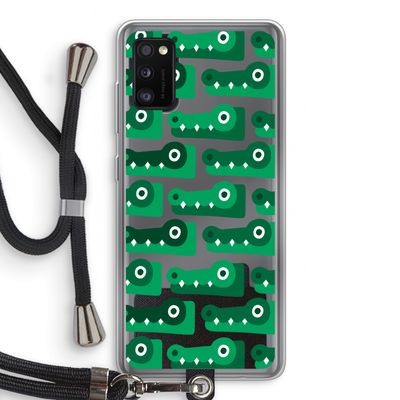 Crocs: Samsung Galaxy A41 Transparant Hoesje met koord