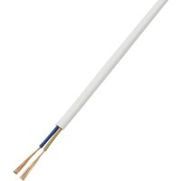 TRU COMPONENTS 1566996 Aansluitkabel 2 x 0.75 mm² Wit 10 m - thumbnail