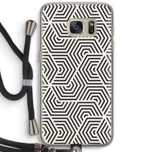 Magic pattern: Samsung Galaxy S7 Transparant Hoesje met koord