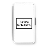 No time: iPhone X Flip Hoesje