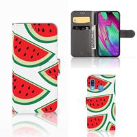 Samsung Galaxy A40 | Book Cover | Watermelons