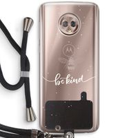 Be(e) kind: Motorola Moto G6 Transparant Hoesje met koord
