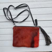 Tas Mickey springbok rood 25x20cm