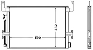 Condensor, airconditioning AC524000S