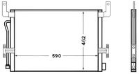 Condensor, airconditioning AC524000S