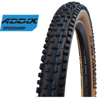 SCHWALBE Vouwband nobby nic evo super ground 29 x 2.40" / 62-622 - bronze sidewall
