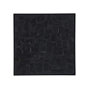 By-Boo Wanddecoratie Mud 90 x 90cm - Zwart