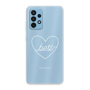 Best heart pastel: Samsung Galaxy A52 Transparant Hoesje