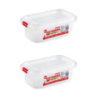 Plasticforte Vershoudbakje vriezer en magnetron - 6x - 600 ML - kunststof