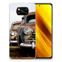 Xiaomi Poco X3 | Poco X3 Pro | Siliconen hoesje | met foto Vintage Auto