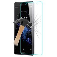 Sony Xperia XZ2 Compacte Screenprotector van Gehard Glas - 9H - Doorzichtig - thumbnail