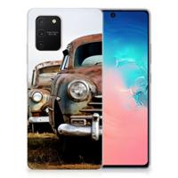 Samsung Galaxy S10 Lite | Siliconen hoesje | met foto Vintage Auto