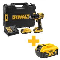 DeWALT DCD709D2T Compacte accu klop-/schroefboormachine 18V XR 2.0Ah in TSTAK