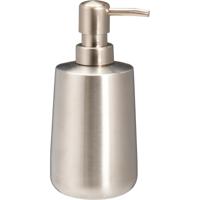 Zeeppompje/dispenser Artistic - rvs - zilver - 8 x 17 cm - 300 ml