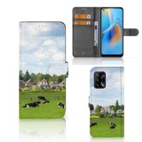 OPPO A74 4G | Telefoonhoesje | Met pasjeshouder | Koeien OPPO A74 4G | Telefoonhoesje | Met pasjeshouder | Koeien