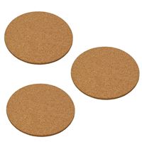 Lowenthal Pannenonderzetters - 3x - kurk - rond - diameter 19 cm Lowenthal Pannenonderzetters - 3x - kurk - rond - diameter 19 cm
