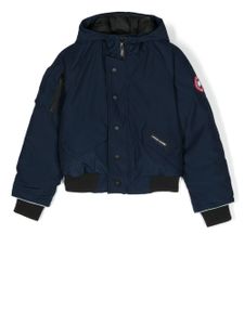 Canada Goose Kids veste zippée à capuche - Bleu