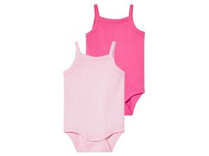 lupilu 2 Baby rompers (Roze, 62/68)