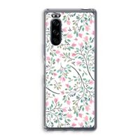 Sierlijke bloemen: Sony Xperia 5 Transparant Hoesje