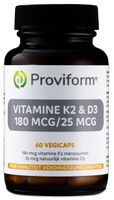 Proviform Vitamine K2 & D3 180 mcg/25 mcg Capsules