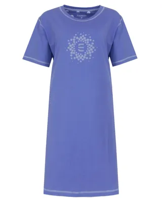 Irresistible dames nachthemd korte mouw - Blauw