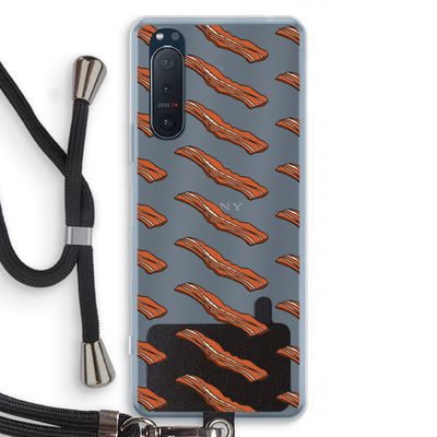 Bacon to my eggs #2: Sony Xperia 5 II Transparant Hoesje met koord