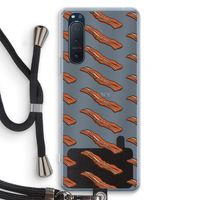 Bacon to my eggs #2: Sony Xperia 5 II Transparant Hoesje met koord