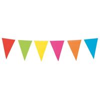 Boland Vlaggenlijn - in vrolijke kleuren - 10 meter - binnen/buiten - feest vlaggetjes